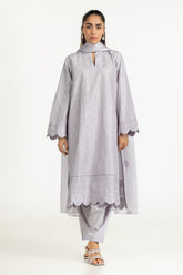 UAE-3PC Lawn Embroidered Suit IUSTKSD-2075