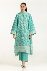 UAE-3PC Lawn Lacquer Printed Suit IUSTKSD-2050