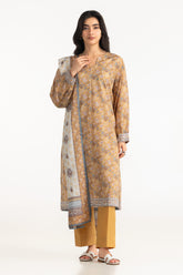 UAE- 3PC Lawn Printed Suit