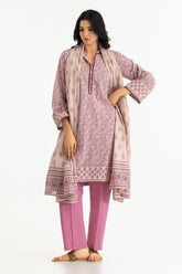 UAE-3PC Lawn Printed Suit