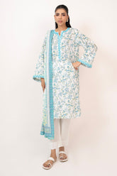 UAE-3PC Lawn Printed Suit