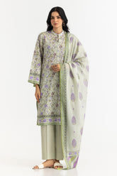 UAE-3PC Lawn Printed Suit