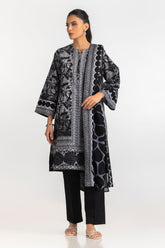 UAE-3PC Printed Lawn Suit IUSTKSD-2205