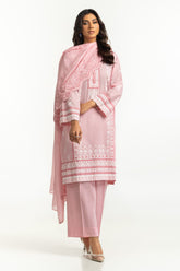 UAE-3PC Lacquer Printed Suit IUSTKSD-496