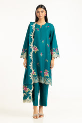 UAE-3Pc Lawn Embroidered Suit IUSTKSD-509