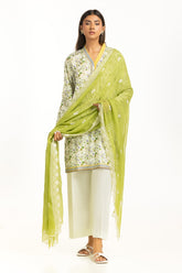 UAE-3PC Lawn Printed Suit IUSTKSD-1057