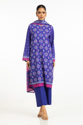 UAE-3PC Lawn Printed Suit IUSTKSD-589