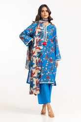 UAE-3PC Lawn Printed Suit IUSTKSD-702