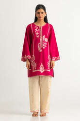 UAE- Cambric Embroidered Co-Ord Set