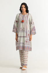 UAE- Cambric Printed Co-Ord Set