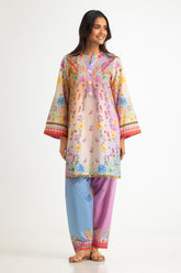 UAE- Cambric Printed Co-Ord Set