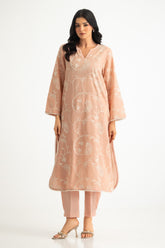 UAE-Cotton Embroidered Co-Ord Set