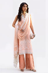 UAE-3 Piece Sequins Embroidered Lawn Suit with Chiffon Dupatta PM-62022