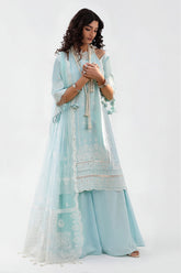 UAE-3 Piece Sequins Embroidered Lawn Suit with Chiffon Dupatta PM-62024