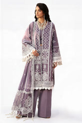 UAE-3 Piece Sequins Embroidered Lawn Suit with Chiffon Dupatta PM-62025