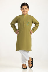 UAE-Regular Fit Styling Kurta KKR-STY25-015