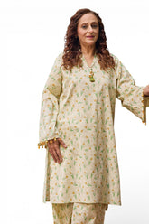 UAE-1 Piece Printed Lawn Shirt SL-52057