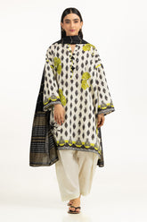 UAE-Lurex Jacquard Printed suit IUSTKSD-1349