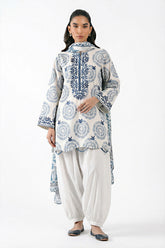 UAE-3 Piece Embroidered Printed Lawn Suit with Lawn Dupatta CL-62261