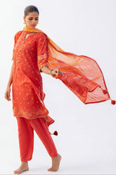 UAE-3 Piece Printed Lawn Suit