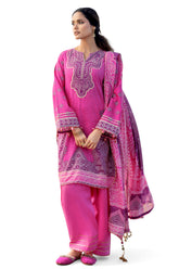 UAE-3 Piece Printed Lawn Suit