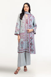 UAE-3 Piece Printed Lawn Suit