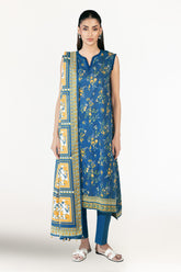 UAE-3 Piece Printed Lawn Suit CL-62205 B