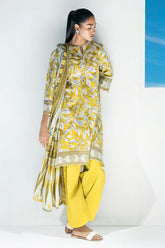 UAE-3 Piece Printed Lawn Suit