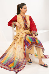 UAE-3 Piece Printed Lawn Suit
