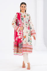 UAE-3 Piece Printed Lawn Suit