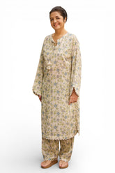 UAE-1 Piece Printed Lawn Shirt SL-62009