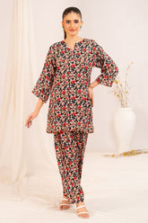 UAE-1 Piece Printed Linen Shirt SV-52003