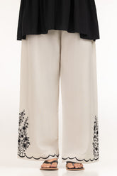UAE- Rawsilk Embroidered Trouser