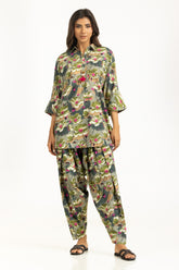 UAE-Viscose Slub Printed Co-Ord Set IPST-55030