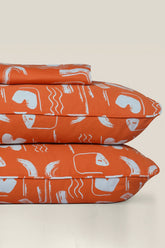 UAE-Abstract T-200 Bed Sheet Set