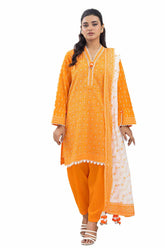 UAE -3PC Unstitched Printed Lawn Suit with Lacquer Printed Lawn Dupatta CL-42242 B