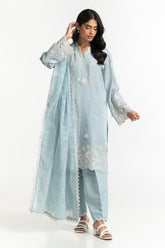 UAE-Cotton Sequins Yarn Dyed Dupatta IPD-44660