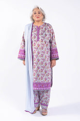 UAE -1 Piece Unstitched Printed Lawn Shirt SL-52013