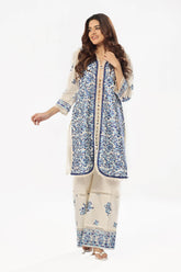 UAE -2 Piece Unstitched Embroidered Lawn Suit TL-52084