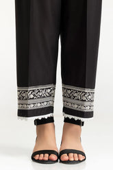 UAE-Black Lawn Embellished Trouser IUSTTR-42012
