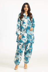 UAE-Lawn Printed Co-Ord Set IUSTTS-783