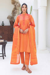 UAE -3PC Chambray Jacquard Unstitched Suit MJ-42010