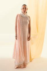 UAE -3 Piece Unstitched Schiffli Embroidered Lawn Suit with Schiffli Embroidered Chiffon Dupatta PM-52049