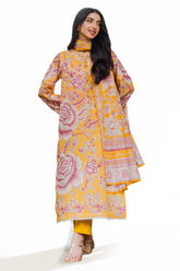UAE -3 Piece Unstitched Printed Lawn Suit CLP-52100