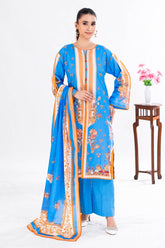 UAE -3 Piece Unstitched Printed Lawn Suit CLP-52110