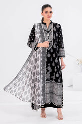 UAE-3 Piece Unstitched Printed Lawn Suit CL-62054