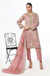 UAE -3 Piece Unstitched Printed Lawn Suit CLP-52090