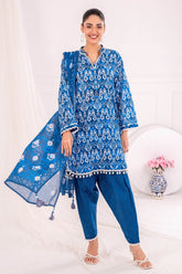 UAE -3 Piece Unstitched Printed Lawn Suit SD-52143