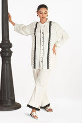 UAE-Ripple Crinkle Co-Ord Set IUSTTS-881