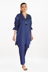 UAE-Ripple Crinkle Dyed Co-Ord Set IUSTTS-1063